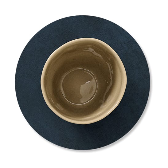 Dessous de verre Nupo circle réversible 1 pièce, Midnight blue-petrol LIND DNA