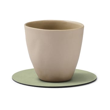 Dessous de verre Nupo circle - Vert olive - LIND DNA