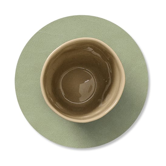 Dessous de verre Nupo circle, Vert olive LIND DNA