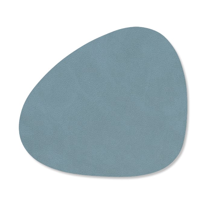 Dessous de verre Nupo recto-verso curve 1 pièce, bleu clair-gris clair LIND DNA