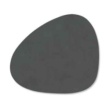 Dessous de verre Nupo recto-verso curve 1 pièce - gris anthracite-gris clair - LIND DNA