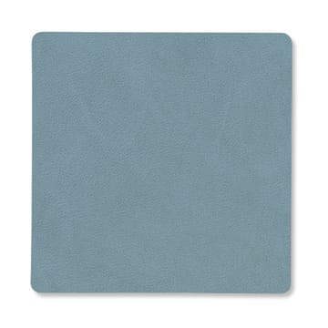 Dessous de verre Nupo réversible square 1 pièce - bleu clair-gris clair - LIND DNA