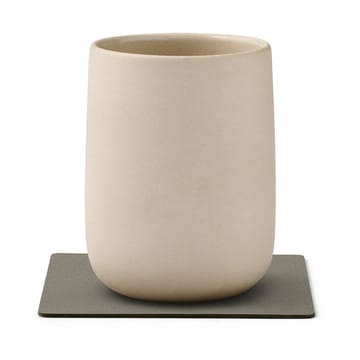 Dessous de verre Nupo réversible square 1 pièce - Linen-Flint Grey - LIND DNA