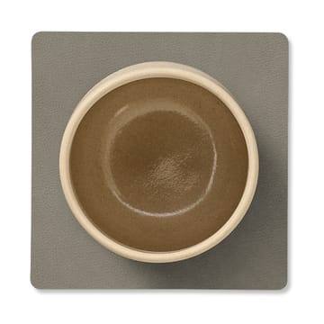 Dessous de verre Nupo réversible square 1 pièce - Linen-Flint Grey - LIND DNA