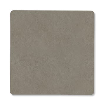 Dessous de verre Nupo réversible square 1 pièce - Linen-Flint Grey - LIND DNA