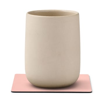 Dessous de verre Nupo réversible square 1 pièce - rose-gris clair - LIND DNA