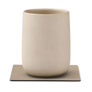 Dessous de verre Nupo square - Clay brown - LIND DNA