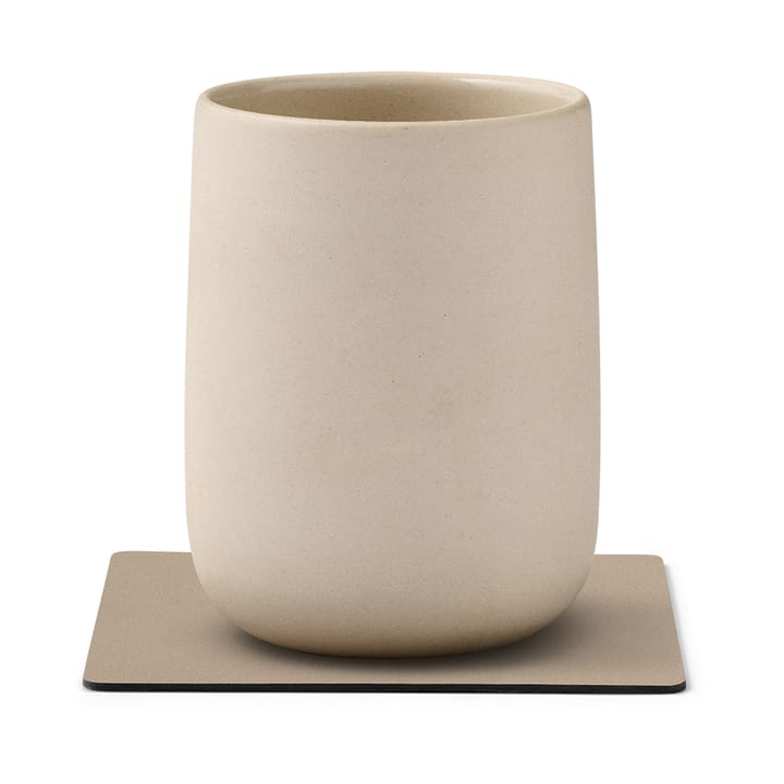 Dessous de verre Nupo square, Clay brown LIND DNA