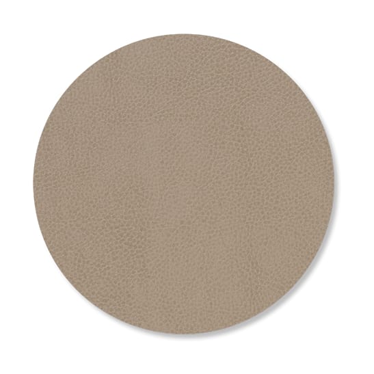 Dessous de verre Serene Circle Ø10 cm - Gris taupe - LIND DNA