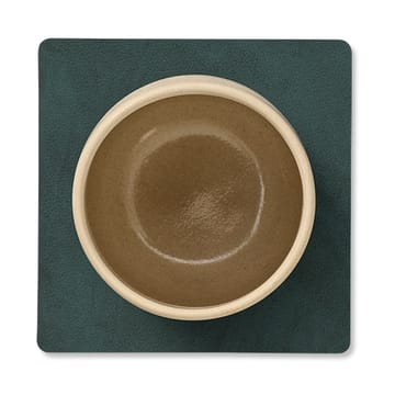 Dessous de verre square réversible Nupo 1 pièce - Dark green-olive green - LIND DNA