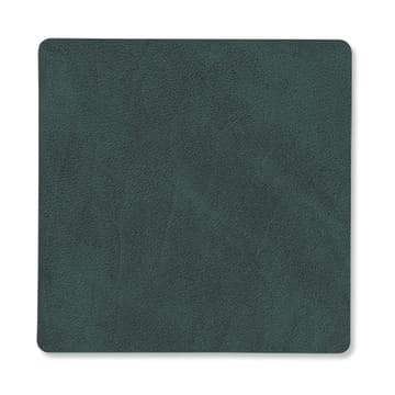 Dessous de verre square réversible Nupo 1 pièce - Dark green-olive green - LIND DNA