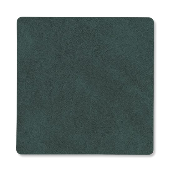 Dessous de verre square réversible Nupo 1 pièce, Dark green-olive green LIND DNA