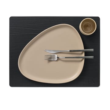 Set de Table Buffalo réversible square 1 pièce - Noir-Nature - LIND DNA