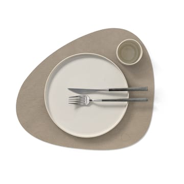 Set de Table Bull réversible curve L 1 pièce - Warm grey-black - LIND DNA