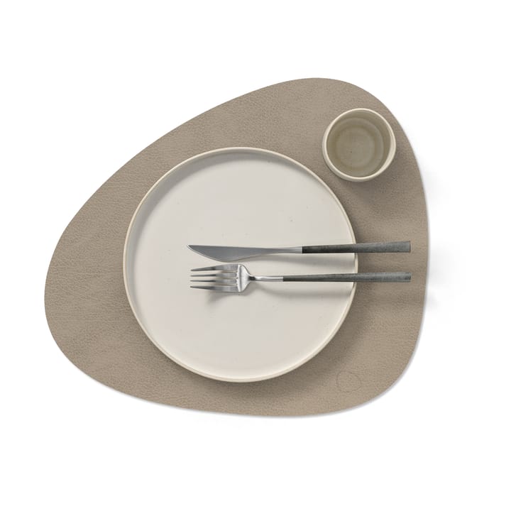 Set de Table Bull réversible curve L 1 pièce, Warm grey-black LIND DNA