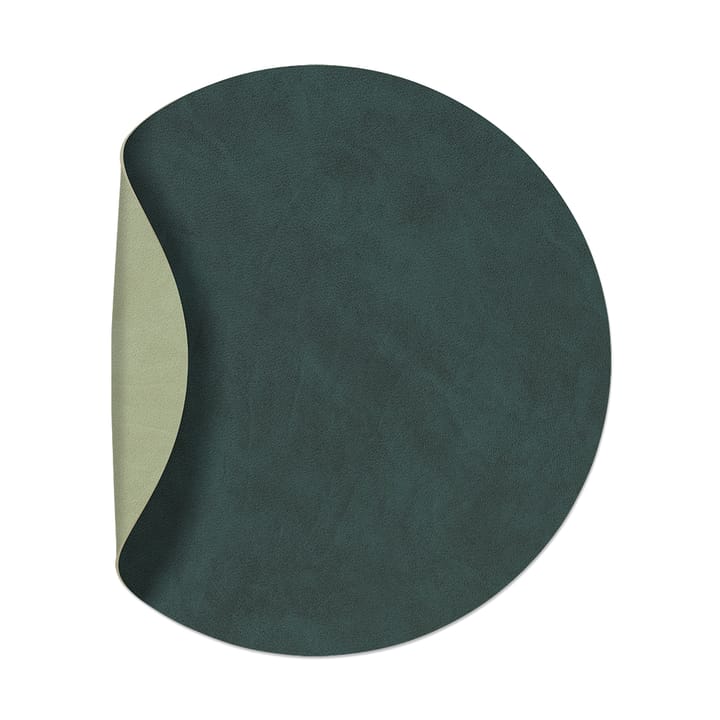 Set de table circle réversible Nupo M 1 pièce - Dark green-olive green - LIND DNA