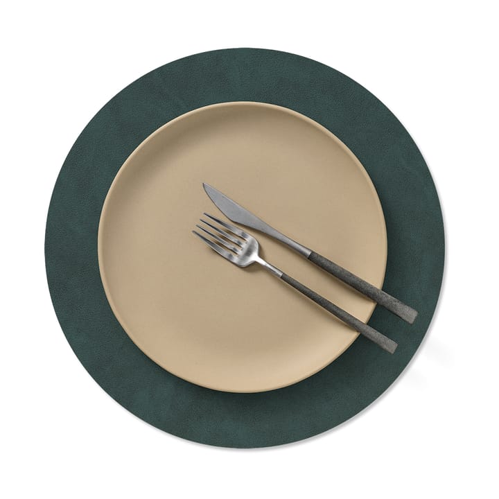 Set de table circle réversible Nupo M 1 pièce, Dark green-olive green LIND DNA