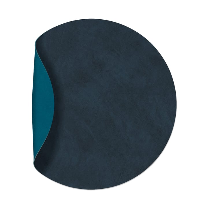 Set de table circle réversible Nupo M 1 pièce, Midnight blue-petrol LIND DNA