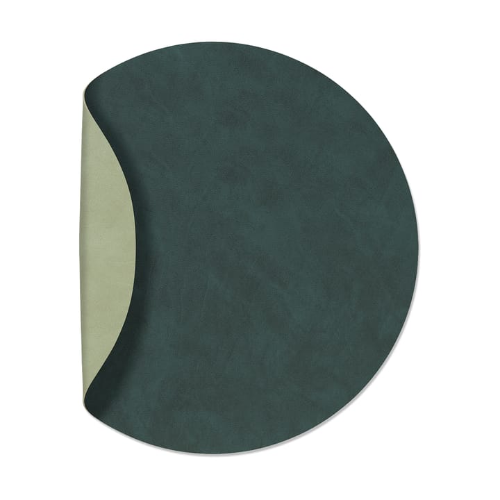 Set de table circle réversible Nupo XL 1 pièce - Dark green-olive green - LIND DNA