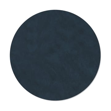 Set de table circle réversible Nupo XL 1 pièce - Midnight blue-petrol - LIND DNA