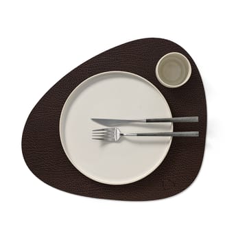 Set de Table curve Bull L - Marron - LIND DNA