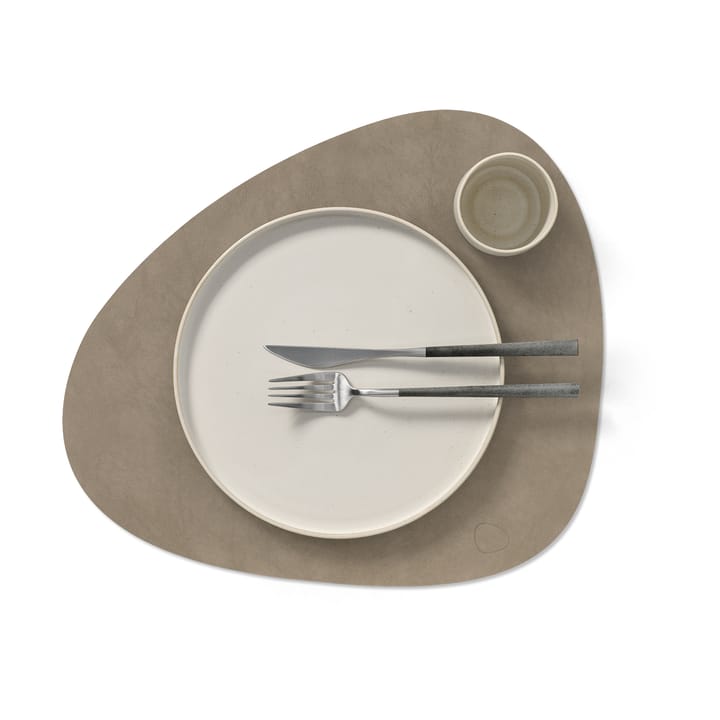 Set de table Curve Nupo, nomad grey LIND DNA