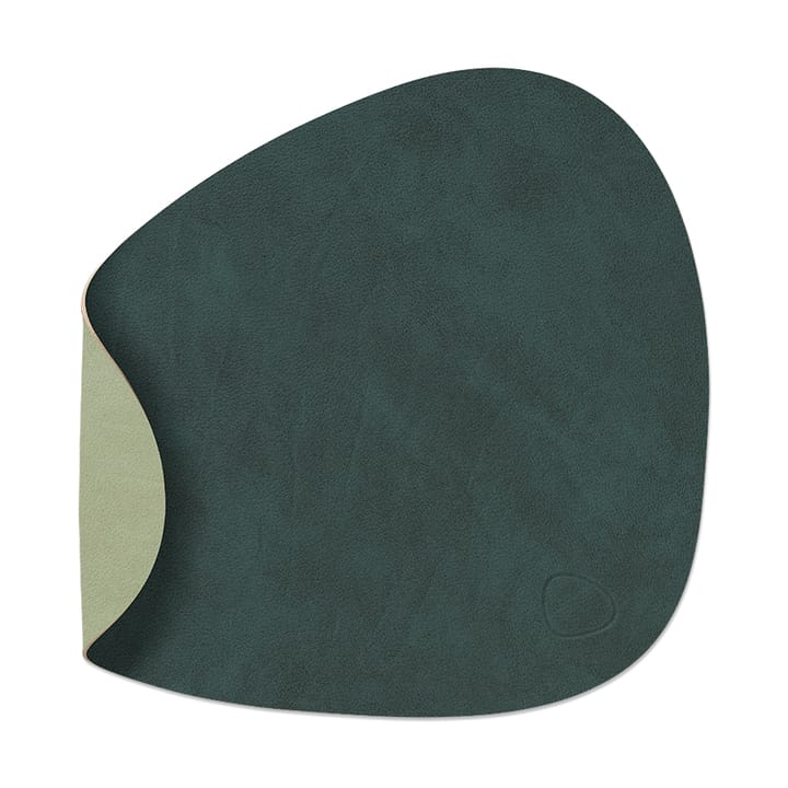 Set de table curve réversible Nupo S 1 pièce - Dark green-olive green - LIND DNA