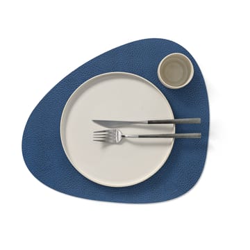 Set de table Hippo curve L - Bleu marine - LIND DNA