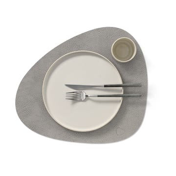 Set de table Hippo curve L - gris anthracite  - LIND DNA