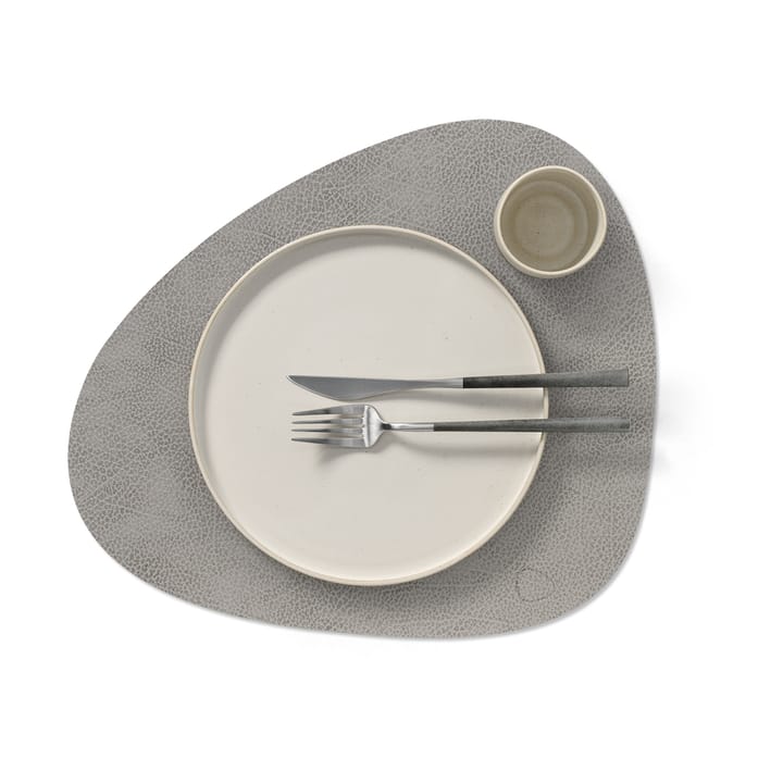 Set de table Hippo curve L, gris anthracite  LIND DNA