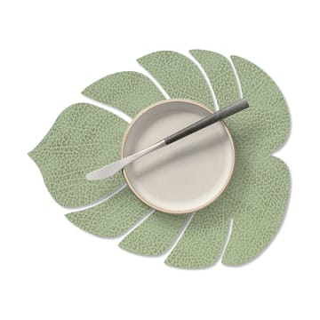 Set de table Monstera Leaf Hippo S - Vert olive - LIND DNA