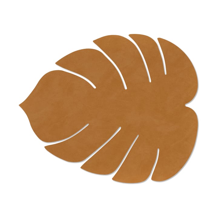 Set de table Monstera Leaf Nupo L - Burned curry - LIND DNA