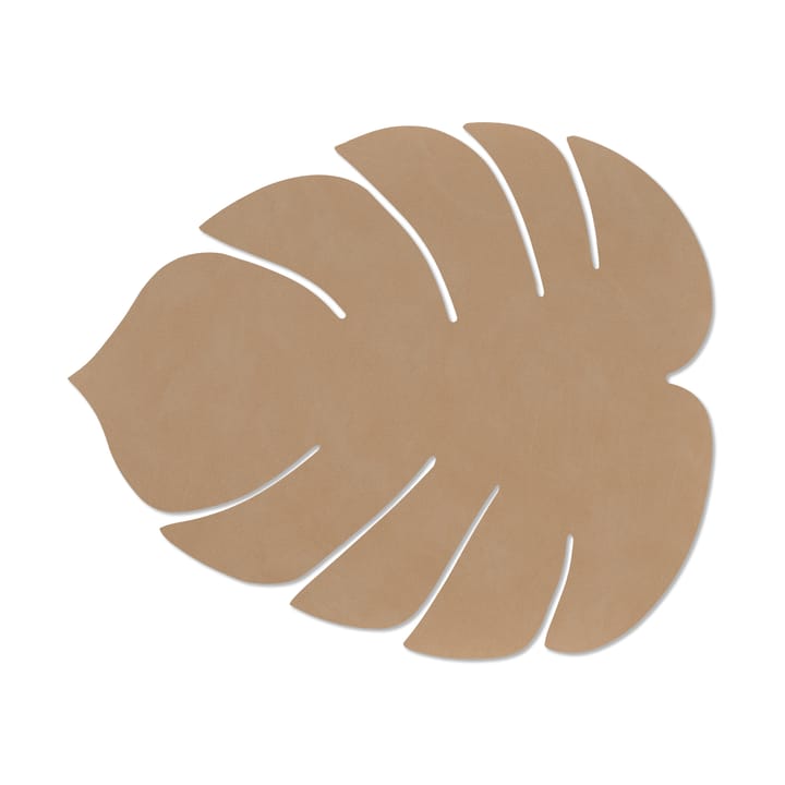 Set de table Monstera Leaf Nupo L - Nougat - LIND DNA