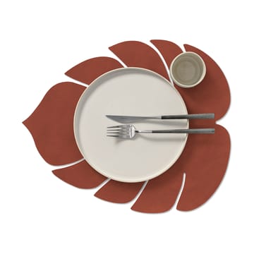 Set de table Monstera Leaf Nupo L - Sienna - LIND DNA