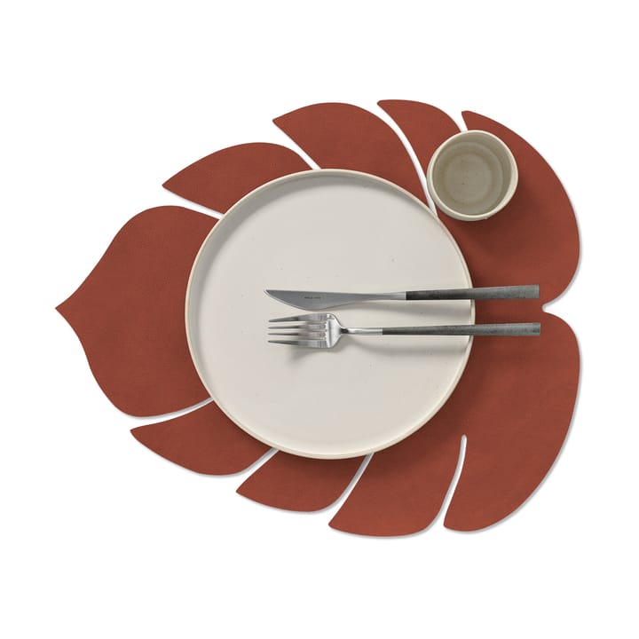 Set de table Monstera Leaf Nupo L, Sienna LIND DNA