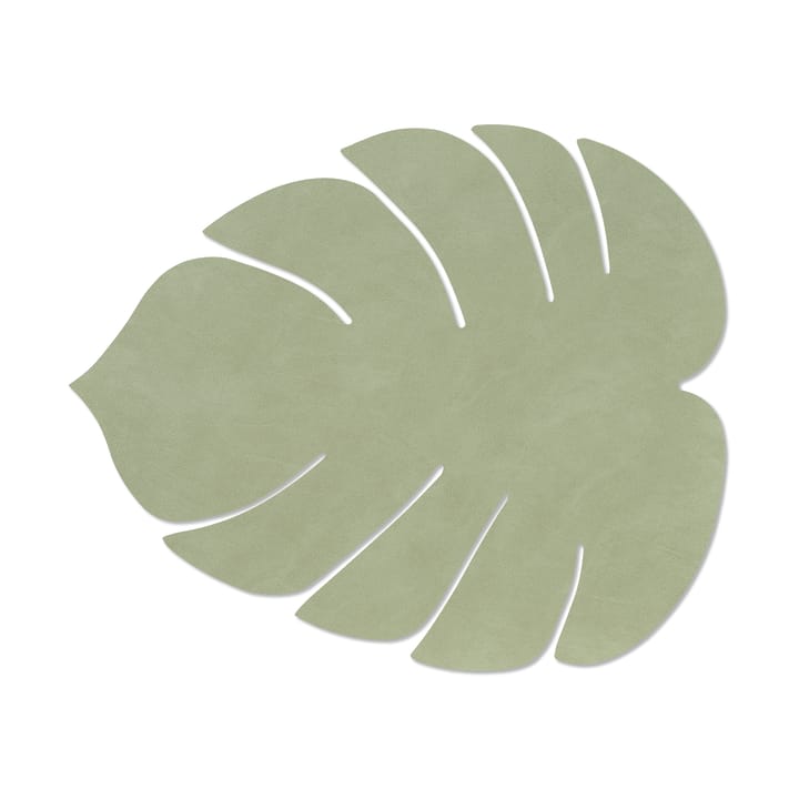 Set de table Monstera Leaf Nupo L - Vert olive - LIND DNA