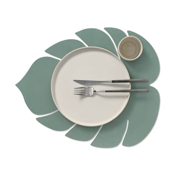 Set de table Monstera Leaf Nupo L - Vert pastel - LIND DNA