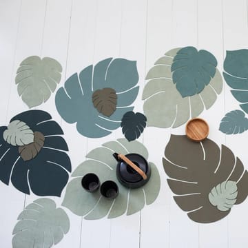 Set de table Monstera Leaf Nupo L - Vert pastel - LIND DNA