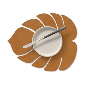 Set de table Monstera Leaf Nupo S - Burned curry - LIND DNA