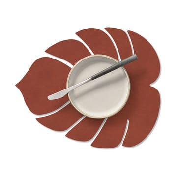 Set de table Monstera Leaf Nupo S - Sienna - LIND DNA