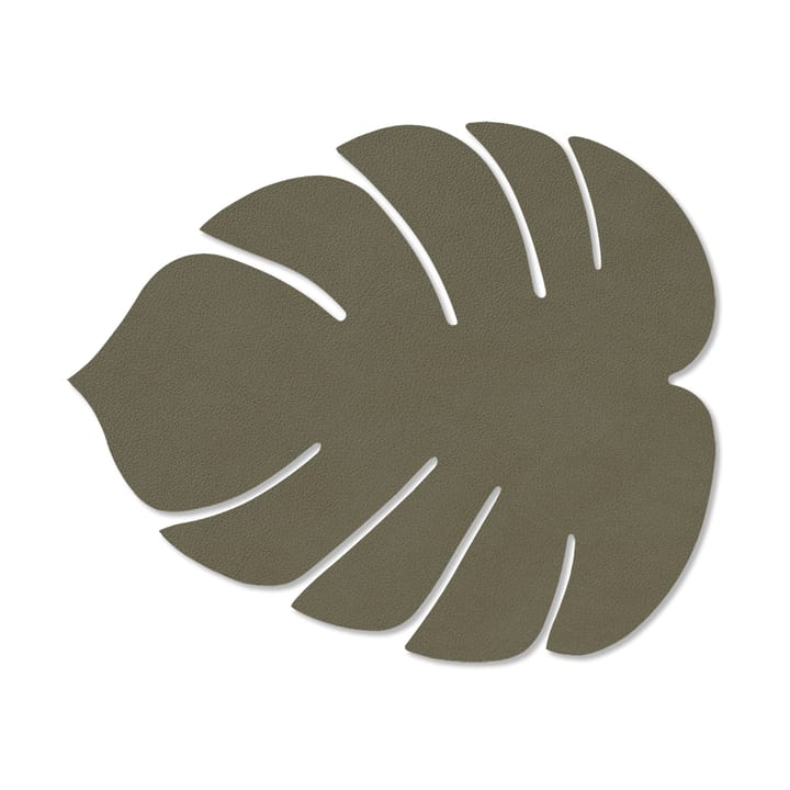 Set de table Monstera Leaf Nupo S - Vert armée - LIND DNA