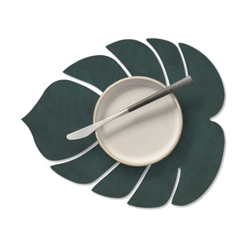 Set de table Monstera Leaf Nupo S - Vert foncé - LIND DNA