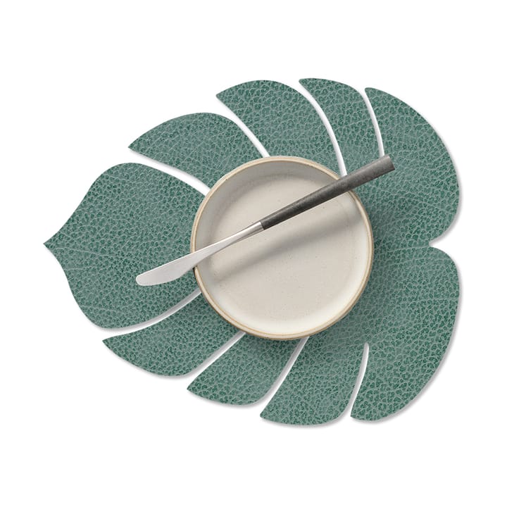 Set de table Monstera Leaf Nupo S, Vert pastel LIND DNA