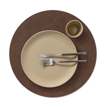 Set de table Nupo circle XL - Brun foncé - LIND DNA