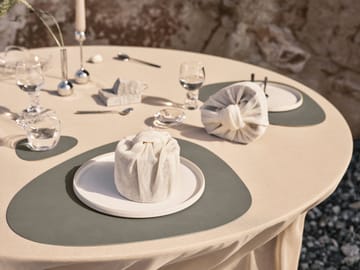 Set de table Nupo curve L - Flint grey - LIND DNA