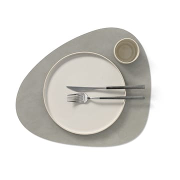 Set de table Nupo curve L - gris clair - LIND DNA