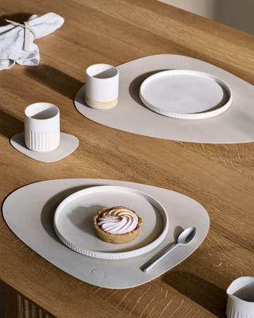 Set de table Nupo curve L - Oyster white - LIND DNA