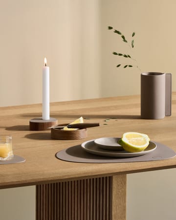 Set de table Nupo curve M - Clay brown - LIND DNA