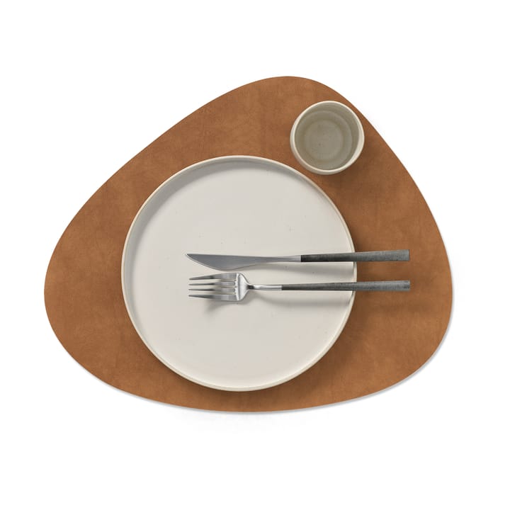 Set de table Nupo curve réversible L 1 pièce, Army green-nature LIND DNA