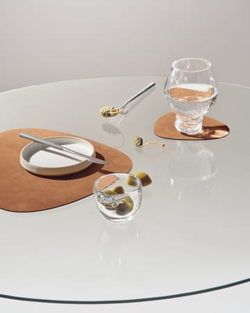 Set de table Nupo curve réversible L 1 pièce - Army green-nature - LIND DNA